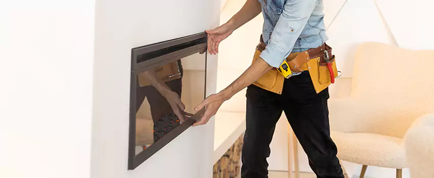 Metal Fireplace Installation in Carrboro, North Carolina