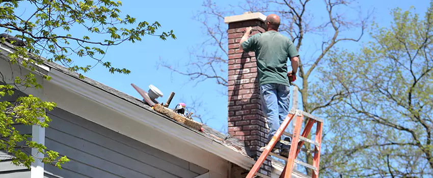 Vinyl and PVC Chimney Flashing Installation in Carrboro, NC