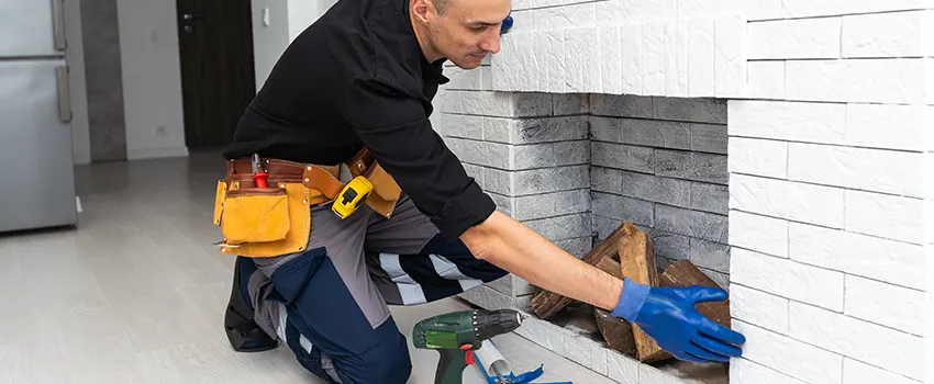 Fireplace Damaged Damper Frame Repair Services in Carrboro, North Carolina