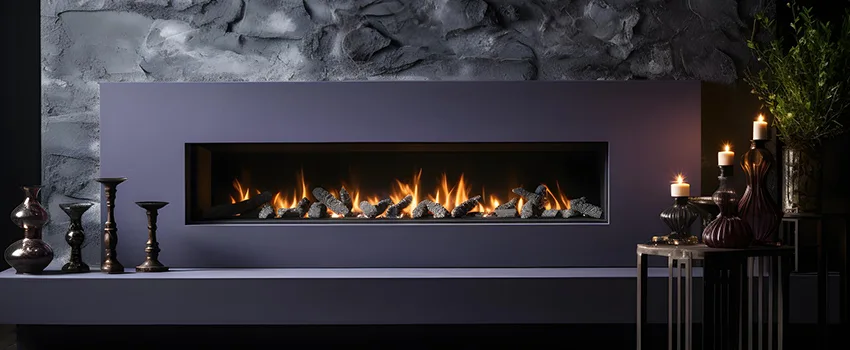 Ember Bed for Ventless Gas Fireplace in Carrboro, NC