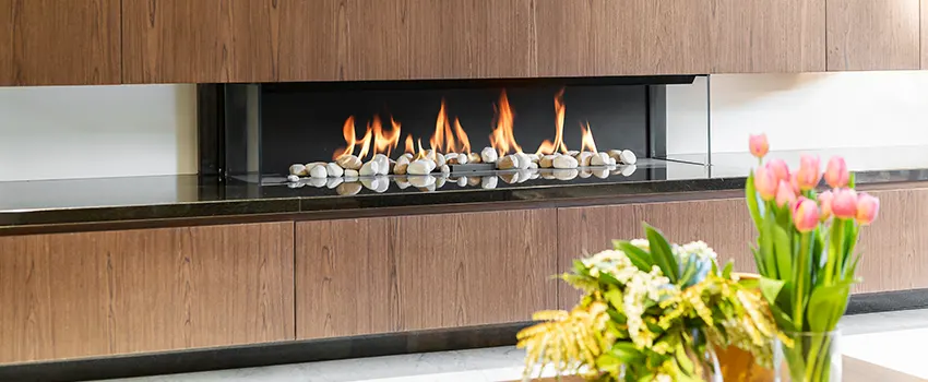 Double-height Fireplace Design Refurbishment in Carrboro, North Carolina