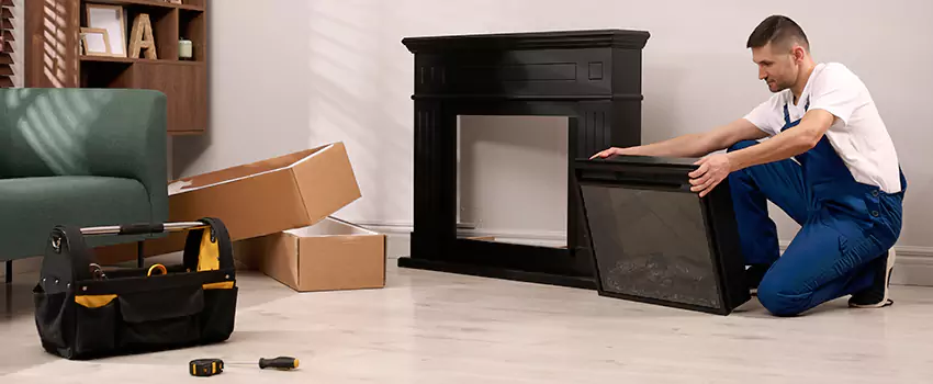 Old Rusted Metal Fireplace Repair And Replacement in Carrboro, NC